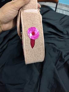 Sac à main élégant pour femmes, en cuir brodé de perles, sac à bandoulière fantaisie, fait main, personnalisable, collection de sacs à main de haute qualité - Product Image 6