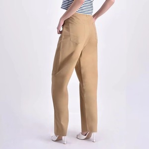 Pantalones Vaqueros de Mezclilla de Algodón de Pierna Recta y Cintura Alta, Color Sólido, Estilo Casual, para Otoño, Corte Regular, Beige, para Hombre - Product Image 2