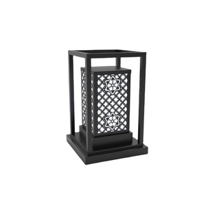 DNT.004.06 Lámpara Solar LED Premium para Jardín, Luz Blanca Cálida, IP66 Impermeable, Cuerpo Metálico, Sensor de Luz, para Paisajismo y Aplicaciones en Hoteles - Product Image 1