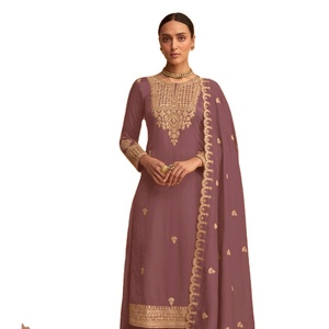 ชุดเสื้อผ้าหนักลายปักเพชร,ชุดปากีสถานวัง - Product Image 2