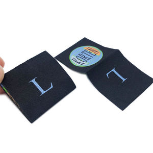 Étiquettes tissées personnalisées avec logo pour les vêtements de marque, conçues en usine avec technique d'impression - Product Image 5