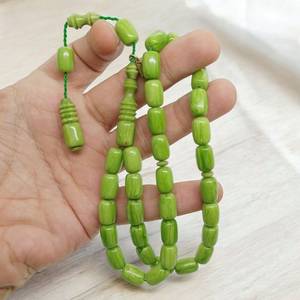 Cuentas de Oración Tasbih Redondas de Resina Ecológica de Lujo Hechas a Mano - Product Image 5