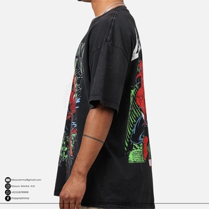 Camiseta de Manga Corta Oversize 100% Algodón con Logotipo Personalizado al por Mayor, Impresión DTG, Jersey Grueso, Unisex, Ropa Urbana para Exteriores - Product Image 5