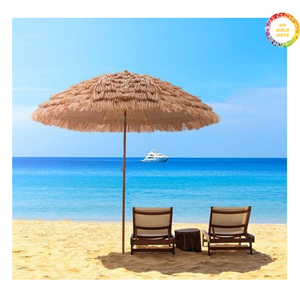 Beachside Ambiance <b>Large</b> Foldable Thatch Grass <b>Umbrella</b> Cover 2.6m High Grade - Product Image 6