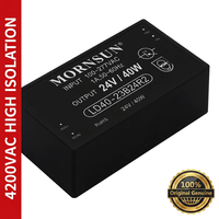 Alimentation électrique Mornsun LD40-23B15R2 15V 2.66A AC/DC, alimentation réglable, alimentation 36V, 85-305VAC, isolation 4200VAC