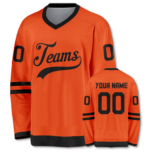 Camiseta de hockey sobre hielo de alta calidad, uniforme de hockey atlético ligero con sublimación personalizada para partidos profesionales - Product Image 1