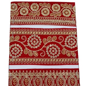 Fashion Gold Sequin <b>Lace</b> Trim for Apparel and Costumes Premium Gold Sequin Embroidery Trim for Clothing Accessories - Product Image 1