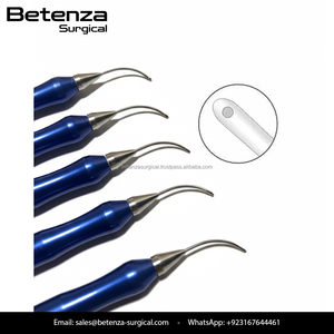 Pièce à main d'aspiration manuelle bimanuelle en aluminium/titane réutilisable, plusieurs tailles, outil pour chirurgie ORL et de la cataracte - Product Image 3