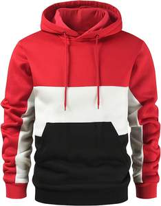 Vente Flash : Sweat à Capuche Homme Personnalisé, Style Panneaux, Léger, 100% Coton, Uni, Fermeture Éclair, Qualité Premium, Confortable, Collection Printemps - Product Image 1