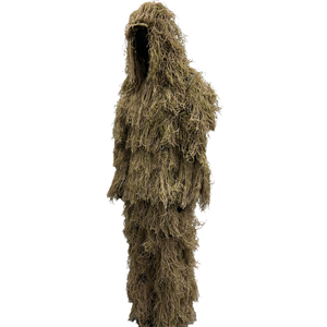 Traje Ghillie Personalizado para <span class=keywords><strong>Caza</strong></span> en la Selva, Camuflaje para Bosques, Equipo Táctico - Product Image 4