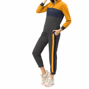 Conjunto Deportivo de Dos Piezas Personalizado para Mujer, Tallas Grandes, de Alta Calidad, Transpirable, de Algodón, de Secado Rápido, para Entrenamiento de Invierno - Product Image 2