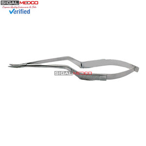 กรรไกรขนาดเล็ก 7.5 นิ้ว สแตนเลสสตีล ใช้ซ้ำได้ สำหรับงานผ่าตัด ตัดได้อย่างแม่นยำ ใบมีดคม ระดับมืออาชีพ แบบตรง - Product Image 5