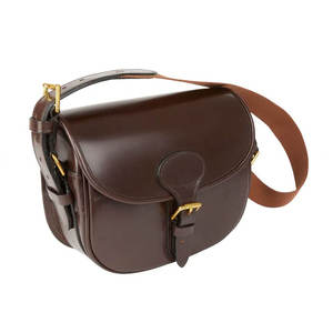 Pochette de transport pour cartouches en cuir de qualité supérieure, sac de rangement classique pour l'extérieur avec bandoulière réglable pour un usage robuste - Product Image 2