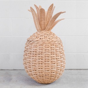 Panier de rangement en rotin en forme d'arçon avec couvercle, bac de rangement, panier pour organiser les chambres d'enfants - Product Image 6