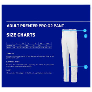 Pantalones de Béisbol Premier Pro para Hombre, Uniformes Deportivos de Alto Rendimiento, Parte Inferior Duradera, Transpirable, Elástica, con Rodillas Reforzadas - Product Image 2