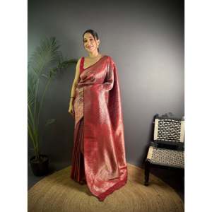 Ishita Dharmavaram Soft <b>Silk</b> Saree-Elegant <b>Silk</b> <b>Scarf</b> & Shawl - Product Image 5