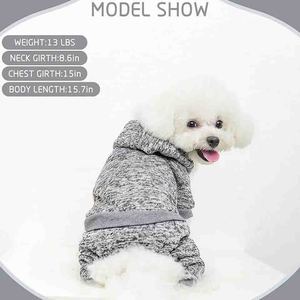 Dog Hoodies 100% Cotton Fleece Windproof Eco-Friendly Reflective Strips Warm Autumn Pet Apparel - Product Image 6