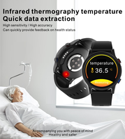 Nouveaux bracelets de suivi GPS innovants L10N SOS détection de chute fréquence cardiaque télésanté montre alarme intelligente pour les personnes âgées (version haute)
