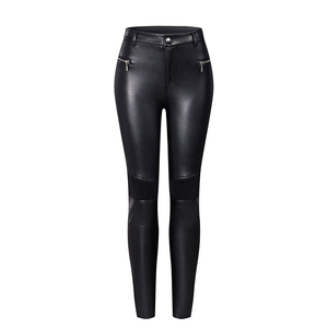 <b>Leather</b> <b>Leggings</b> Women <b>High</b> <b>Waisted</b> Tights Stretchy Pants Wholesale Customize <b>Leather</b> Pants Ladies - Product Image 1