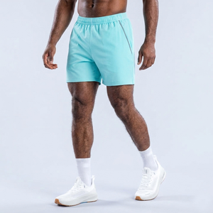 Pantalones Cortos Deportivos de Alto Rendimiento para Hombre, Ropa Deportiva Ligera con Detalles Reflectantes, para Entrenamiento, Fitness, Secado Rápido, en Oferta - Product Image 1