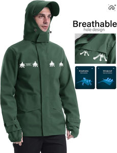 Chaqueta Impermeable Softshell 2026, Superventas, con Logotipo Personalizado, Ropa de Trabajo, Chaqueta Táctica Cortavientos para Hombre, Chaqueta de Senderismo Softshell - Product Image 3