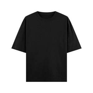 เสื้อยืดผู้ชายแบบเรียบ น้ำหนักเบา ทรงโอเวอร์ไซส์ ผ้าฝ้าย แขนสั้น คอกลม สวมใส่สบายทุกวัน - Product Image 6