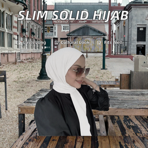 SIDDIQUI HOSINEX Women's Autumn Traditional Muslim Cotton Chiffon Hijab Long Length Solid Pattern Windproof Breathable Shawl - Product Image 4