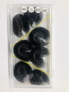 Extensiones de Pestañas de Seda Negra de Mega Volumen, Hechas a Mano, de Alta Calidad, con Base Puntiaguda, de Pelo Sintético Suave Natural 20D 0.03 - Product Image 4
