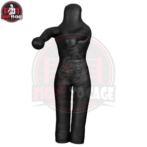 หุ่นดัมมี่สำหรับฝึกศิลปะการต่อสู้ สีดำล้วน คุณภาพพรีเมียม จากผู้ผลิตที่ดีที่สุด รุ่นใหม่ล่าสุด พร้อมโลโก้ของตัวเอง ทนทาน น้ำหนักเบา - Product Image 5