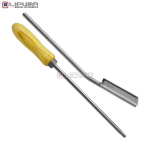 Râpe dentaire équine en acier inoxydable, manuelle, réglable, avec manche en bois, instrument professionnel de dentisterie équine, conforme aux normes MOL - Product Image 5
