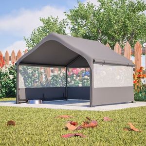 Tienda de Campaña Portátil para Mascotas, Impermeable, de Tela Oxford con Protección UV, Ventilación de Malla en 3 Lados, Marco de Acero Plegable, Refugio para Perros, Bolsa de Almacenamiento - Product Image 1