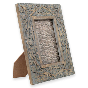 Marco de Fotos Contemporáneo de Madera Sólida, Diseño Limpio, para Exhibición en Escritorio o Mesa, para Hogar Moderno - Product Image 1