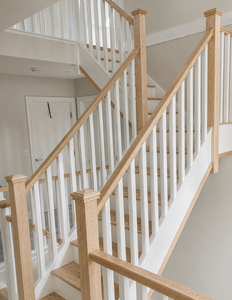 Tapa de poste de escalera de madera maciza, diseño tradicional, fácil instalación, piezas para escaleras - Product Image 5