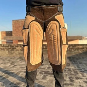 Chaps de ferrier professionnel en cuir réglables pour le sablage, protection robuste pour les sabots, équipement de soin des sabots pour blacksmith - Product Image 1