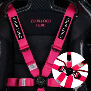 TBRACING ULTRA-D Harnais de course 6 points homologué FIA 2 pouces avec logo personnalisé, boucle à came intégrée brevetée de Taïwan, réduit - Product Image 4