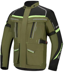 Blouson de moto unisexe avec protections CE, doublure thermique amovible, imperméable, ignifuge et séchage rapide pour le tourisme d'aventure - Product Image 3