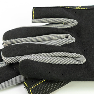 Black Grey <b>Sailing</b> <b>Gloves</b> Vented Comfortable Soft Boating <b>Gloves</b> Specialize Manufacturer Custom Wholesale - Product Image 6