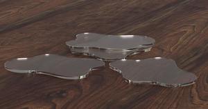 Acrylic Coasters Set <b>Clear</b> Transparent Drink Coasters for <b>Table</b> Protection - Product Image 6