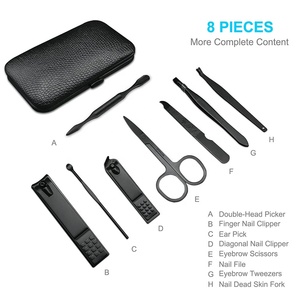 High Quality Professional Stainless Steel Reusable Manicure <b>Pedicure</b> <b>Set</b> Mirror Dull Satin Finish Nail Clippers Kit - Product Image 3