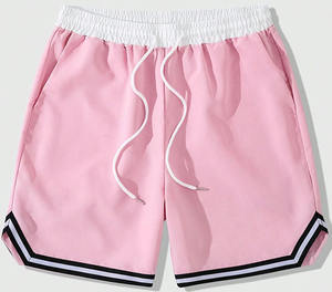 Shorts de bain simples pour hommes, personnalisés OEM, séchage rapide, grandes tailles, imprimés, imperméables, très demandés - Product Image 5