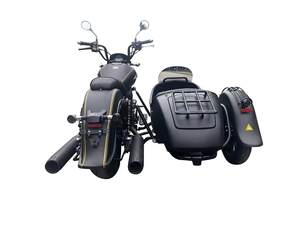 <span class=keywords><strong>Moto</strong></span> avec side-car, moteur bicylindre en V de 800 cm3 refroidi par <span class=keywords><strong>eau</strong></span>, <span class=keywords><strong>moto</strong></span> noire mate avec side-car - Product Image 6