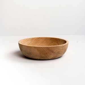 ชามเซรามิกทำมือขอบไม้ ดีไซน์มินิมอล สำหรับเสิร์ฟอาหาร ตกแต่งบ้าน - Product Image 3