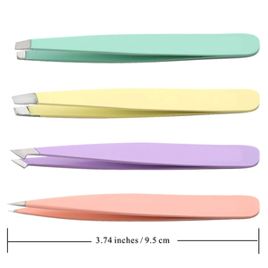 แหนบดึงขนคิ้วปลายเฉียงสแตนเลสอย่างดี พร้อมโลโก้สั่งทำได้ - Product Image 6