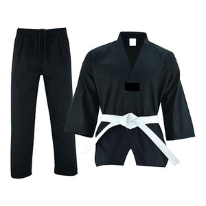 Uniforme de Taekwondo Unisex Elegante, Material Transpirable, Reforzado, con Logotipo Frontal Lavado, para Principiantes y Usuarios Avanzados - Product Image 1
