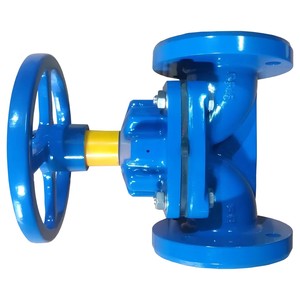 Vanne à diaphragme en plastique C-Way, norme DIN, taille de port 1 pouce, commande manuelle, haute température, application industrielle pour le service des huiles - Product Image 4