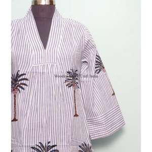 Vestido Largo Maxi de Manga Larga para Mujer, Vestido de Fiesta, Vestido de Playa, Ropa de Resort, Nuevo Vestido Estampado con Diseño de Escote en V - Product Image 2