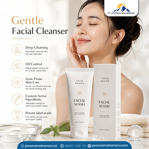 Nettoyant Visage Doux Sous Marque Blanche – Formule Hydratante pour Soins du Visage, Idéal pour les Marques de Cosmétiques et de Beauté - Product Image 2