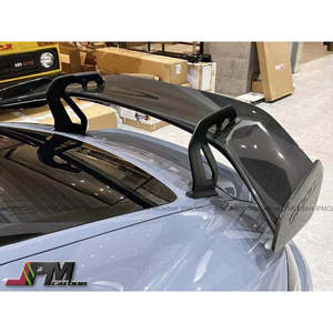 สปอยเลอร์หลังคาร์บอนไฟเบอร์แบบแห้งสไตล์ GT4 RS สำหรับ Porsche 718 981 987 Cayman - Product Image 1