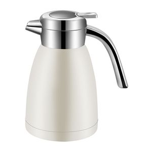Caraffa termica per caffè bianco termica isolata in acciaio inossidabile da 1,2 l per bottiglie e vasetti di stoccaggio isolati - Product Image 3