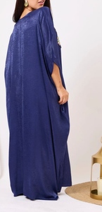 New Fashionable <b>Kaftan</b> Abaya Handmade Moroccan Arabian Dress Floor Length V Neck Long Sleeve Polyester Regular Fit Eid Ramadan - Product Image 6